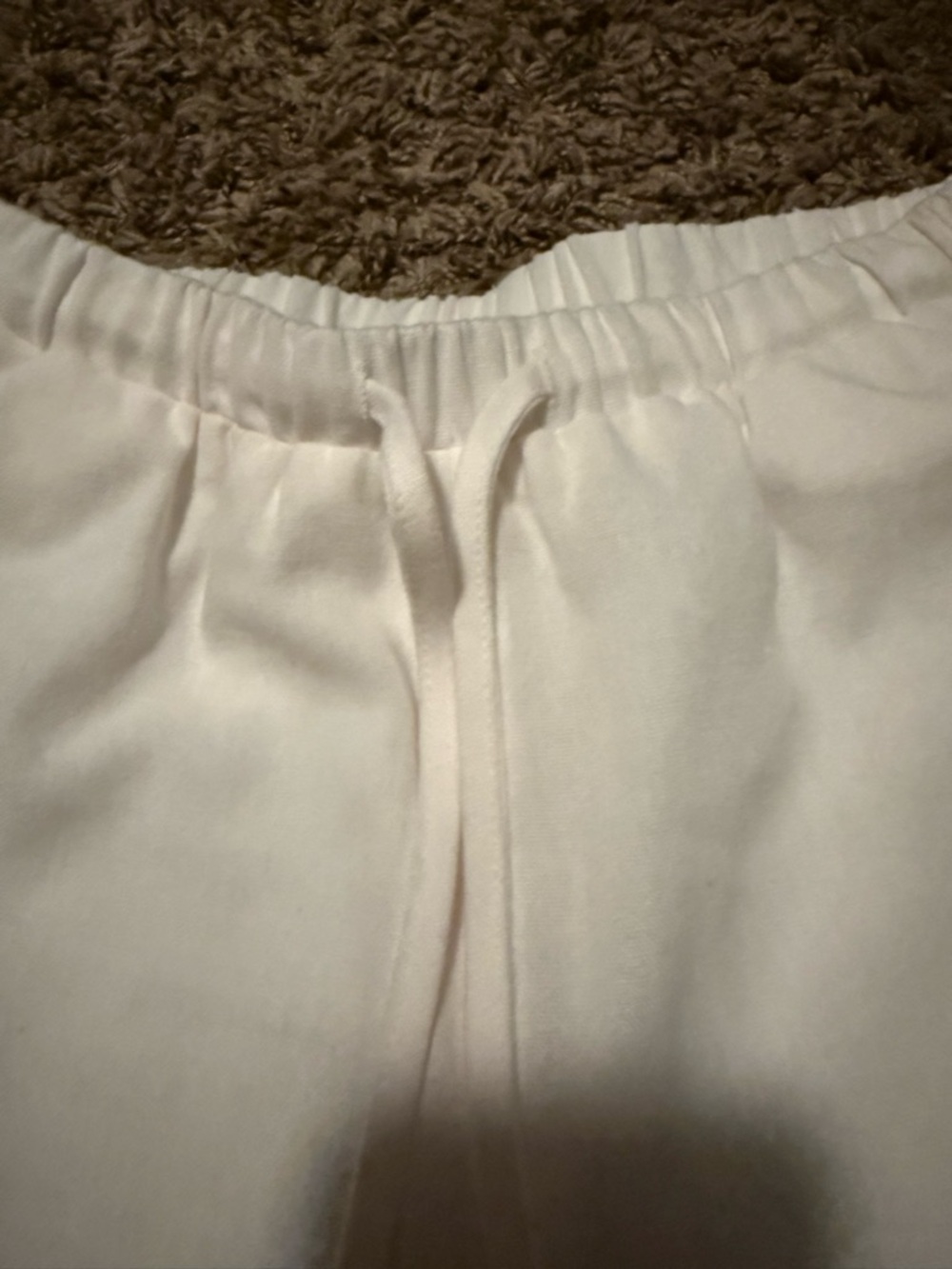 White Drawstring Pants - Picture 7 of 7